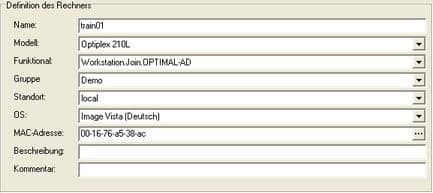 Rechnereigenschaften beim Imaging