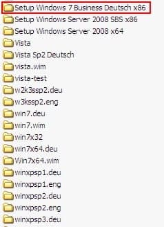 Setup Verzeichnis beim Imaging anlegen